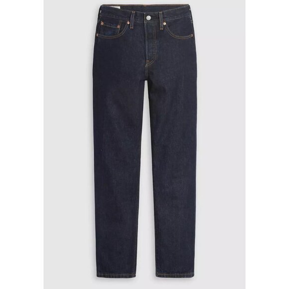 New Levi's Premium 501 28x30 Original Fit Women's Jeans Dark Wash Deep Breath - Picture 6 of 10